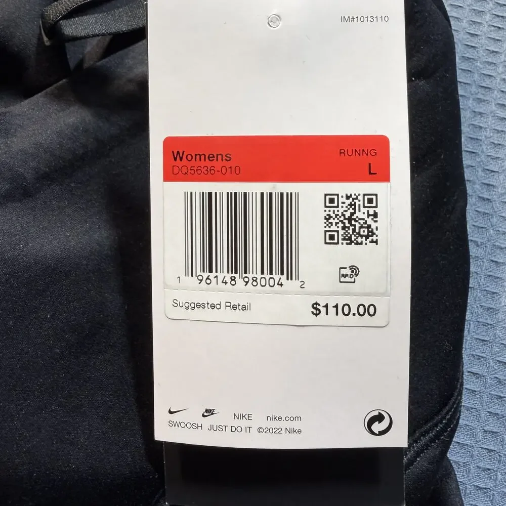 Nike DRI-FIT Sport Leggings Women Sz L‎ Black Brand New